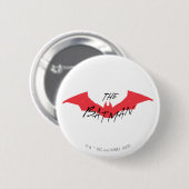Batman Handwritten Bat Logo Ronde Button 5,7 Cm (Voorkant /achterkant)
