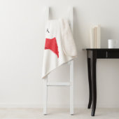 Batman Handwritten Bat Logo Sherpa Deken (In situ)