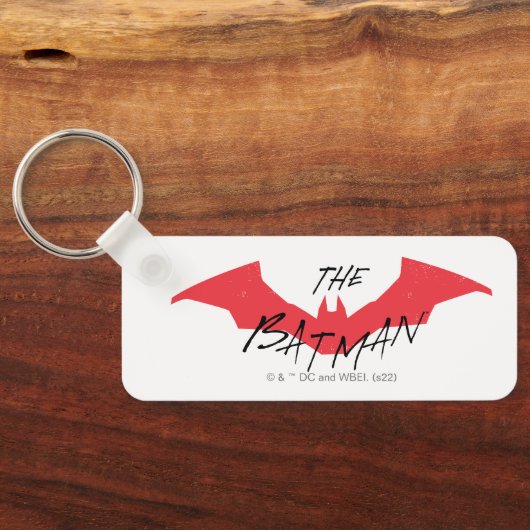 Batman Handwritten Bat Logo Sleutelhanger (Achterkant)