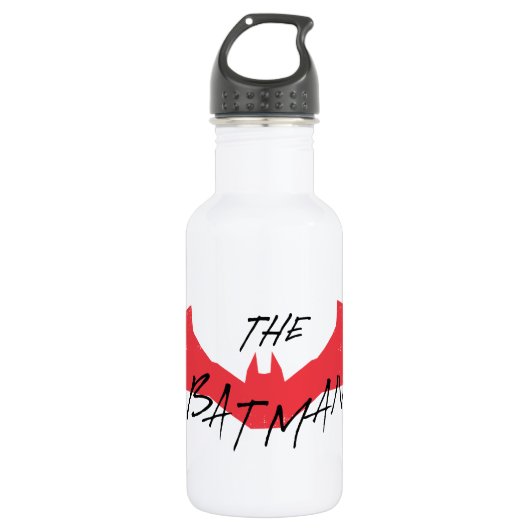 Batman Handwritten Bat Logo Waterfles (Voorkant)