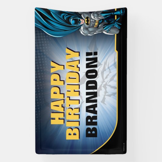 Batman | Happy Birthday Banner (Verticaal)
