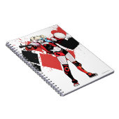 Batman | Harley Quinn Hearts & Diamonds Splatter Notitieboek (Rechterzijde)