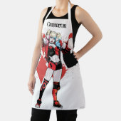 Batman | Harley Quinn Hearts & Diamonds Splatter Schort (Insitu)