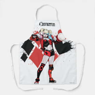 Batman   Harley Quinn Hearts & Diamonds Splatter Schort