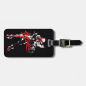 Batman | Harley Quinn "Hi Puddin" Ink Art Bagagelabel (Voorkant horizontaal)