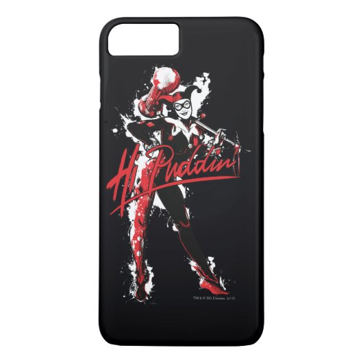 Batman | Harley Quinn "Hi Puddin" Ink Art Case-Mate iPhone Case (Achterkant)