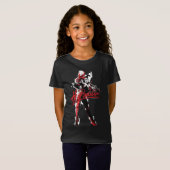Batman | Harley Quinn "Hi Puddin" Ink Art T-shirt (Voorkant volledig)