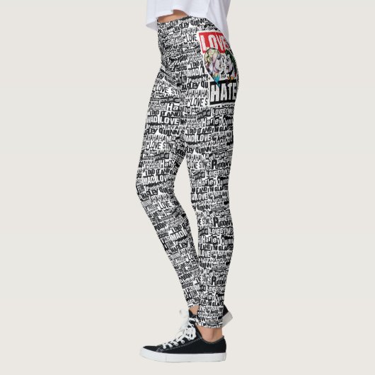 Batman | Harley Quinn & Joker Love/Hate Leggings (Links)