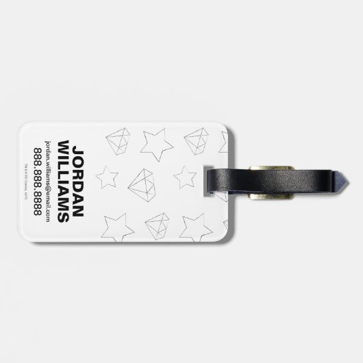 Batman | Harley Quinn "kom uit en speel Puddin" Bagagelabel (Achterkant horizontaal)