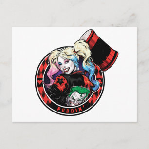 Batman   Harley Quinn Winking with Mallet Briefkaart