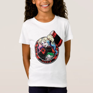 Batman   Harley Quinn Winking with Mallet T-shirt