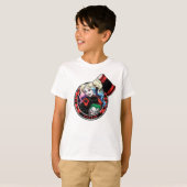 Batman | Harley Quinn Winking with Mallet T-shirt (Voorkant volledig)