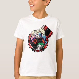 Batman Harley Quinn Winking with Mallet T-shirt