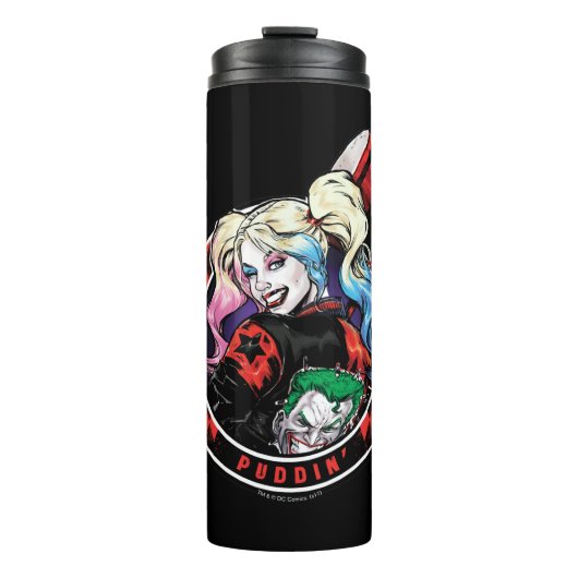 Batman | Harley Quinn Winking with Mallet Thermosbeker (Voorkant)