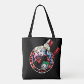 Batman | Harley Quinn Winking with Mallet Tote Bag (Achterkant)