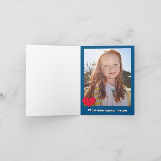 Batman Hart | Gelukkige Valentijnsdag Notitiekaartje (Binnen)