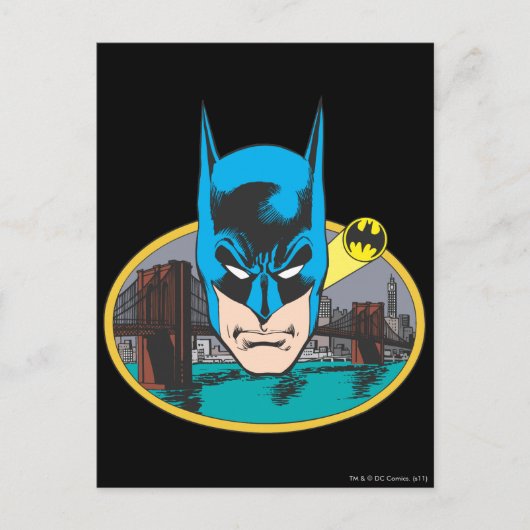 Batman Head Briefkaart (Voorkant)
