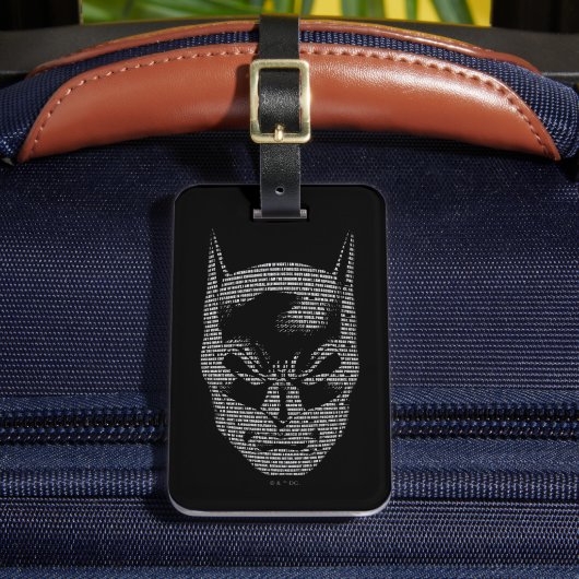 Batman Head Mantra Bagagelabel (Voorkant Insitu 2)