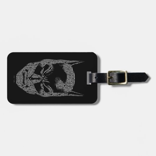 Batman Head Mantra Bagagelabel (Voorkant horizontaal)