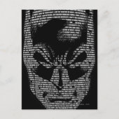 Batman Head Mantra Briefkaart (Voorkant)