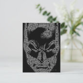 Batman Head Mantra Briefkaart (Staand voorkant)