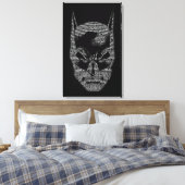 Batman Head Mantra Canvas Afdruk (Insitu (Slaapkamer))