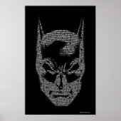 Batman Head Mantra Poster (Voorkant)