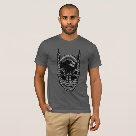 Batman Head Mantra T-shirt (Voorkant volledig)