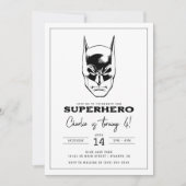 Batman Head Super Hero Boys Birthday Kaart (Voorkant)