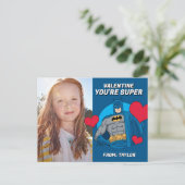 Batman Hearts | Fijne Valentijnsdag Briefkaart (Staand voorkant)