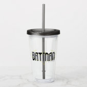 Batman Hi-Tech Naam Graphic Acryl Drinkbeker (Voorkant)