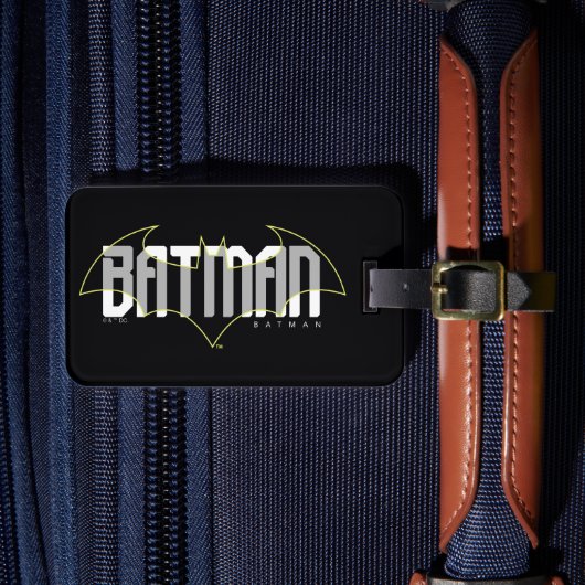 Batman Hi-Tech Naam Graphic Bagagelabel (Voorkant Insitu 4)