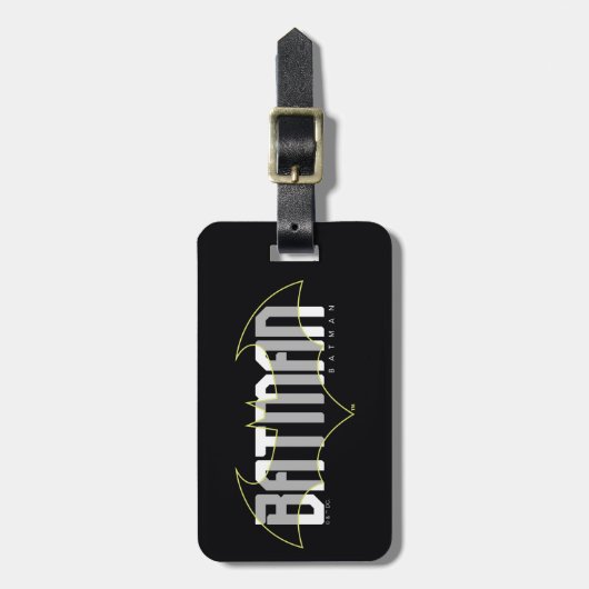 Batman Hi-Tech Naam Graphic Bagagelabel (Voorkant verticaal)