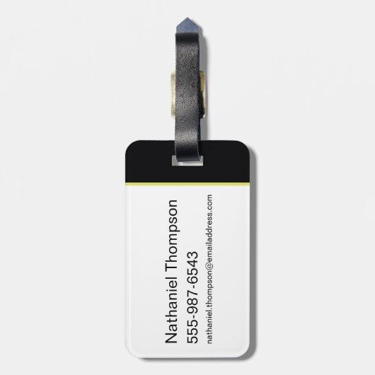 Batman Hi-Tech Naam Graphic Bagagelabel (Achterkant verticaal)