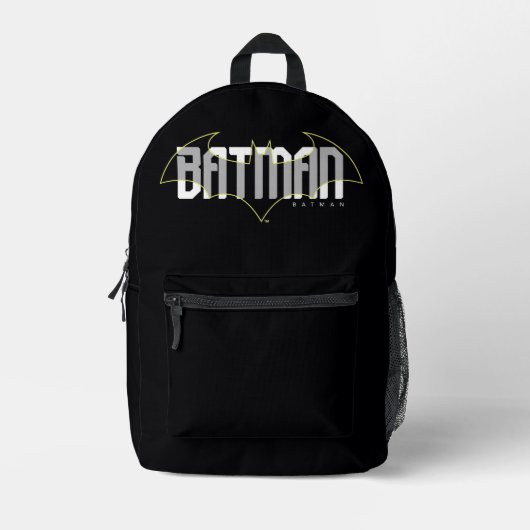 Batman Hi-Tech Naam Graphic Bedrukte Rugzak (Voorkant)