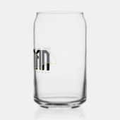 Batman Hi-Tech Naam Graphic Blikvorm Glas (Links)