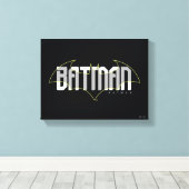 Batman Hi-Tech Naam Graphic Canvas Afdruk (Insitu (Houten vloer))