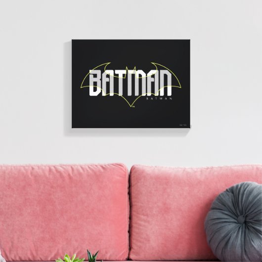 Batman Hi-Tech Naam Graphic Canvas Afdruk (Insitu (Woonkamer))