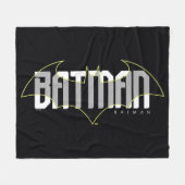 Batman Hi-Tech Naam Graphic Fleece Deken (Voorkant (Horizontaal))