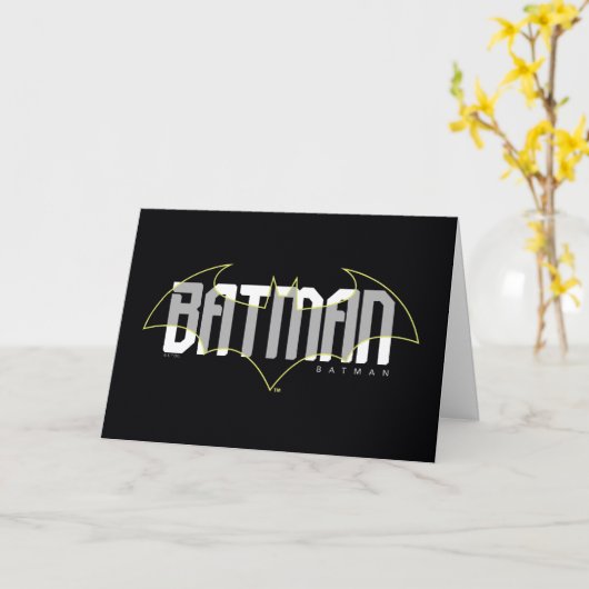 Batman Hi-Tech Naam Graphic Kaart (Gele Bloem)