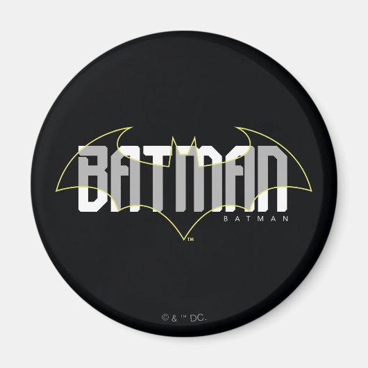 Batman Hi-Tech Naam Graphic Magneet (Voorkant)