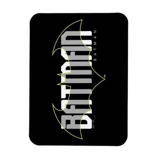 Batman Hi-Tech Naam Graphic Magneet (Verticaal)
