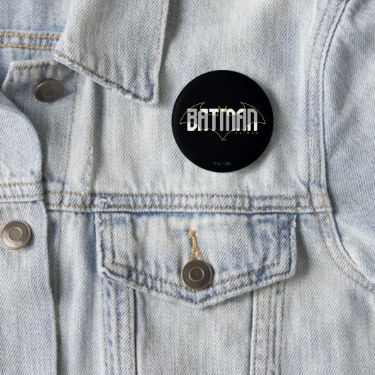 Batman Hi-Tech Naam Graphic Ronde Button 5,7 Cm (In situ)