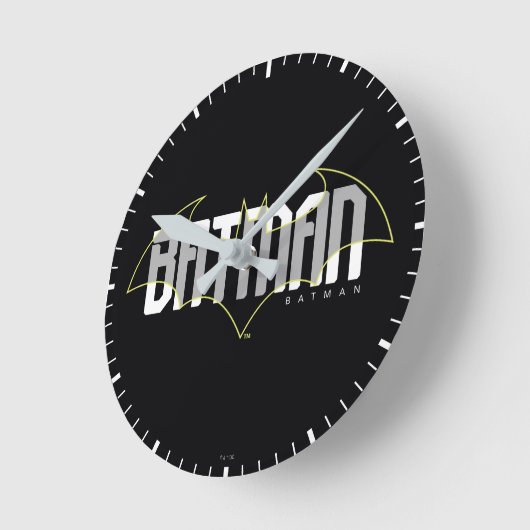 Batman Hi-Tech Naam Graphic Ronde Klok (Hoek)