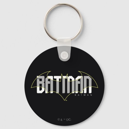 Batman Hi-Tech Naam Graphic Sleutelhanger (Voorkant)