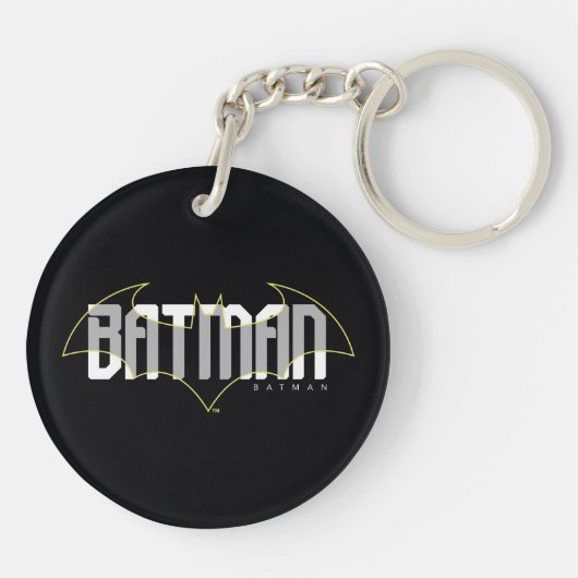 Batman Hi-Tech Naam Graphic Sleutelhanger (Achterkant)