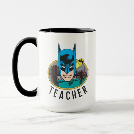 Batman Hoofd Leraar Mok (Links)