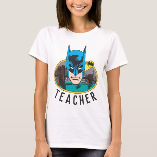 Batman Hoofd Leraar T-shirt (Voorkant)