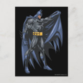 Batman houdt cape-side briefkaart (Voorkant)