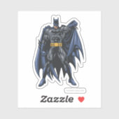 Batman houdt cape vast sticker (Vel)